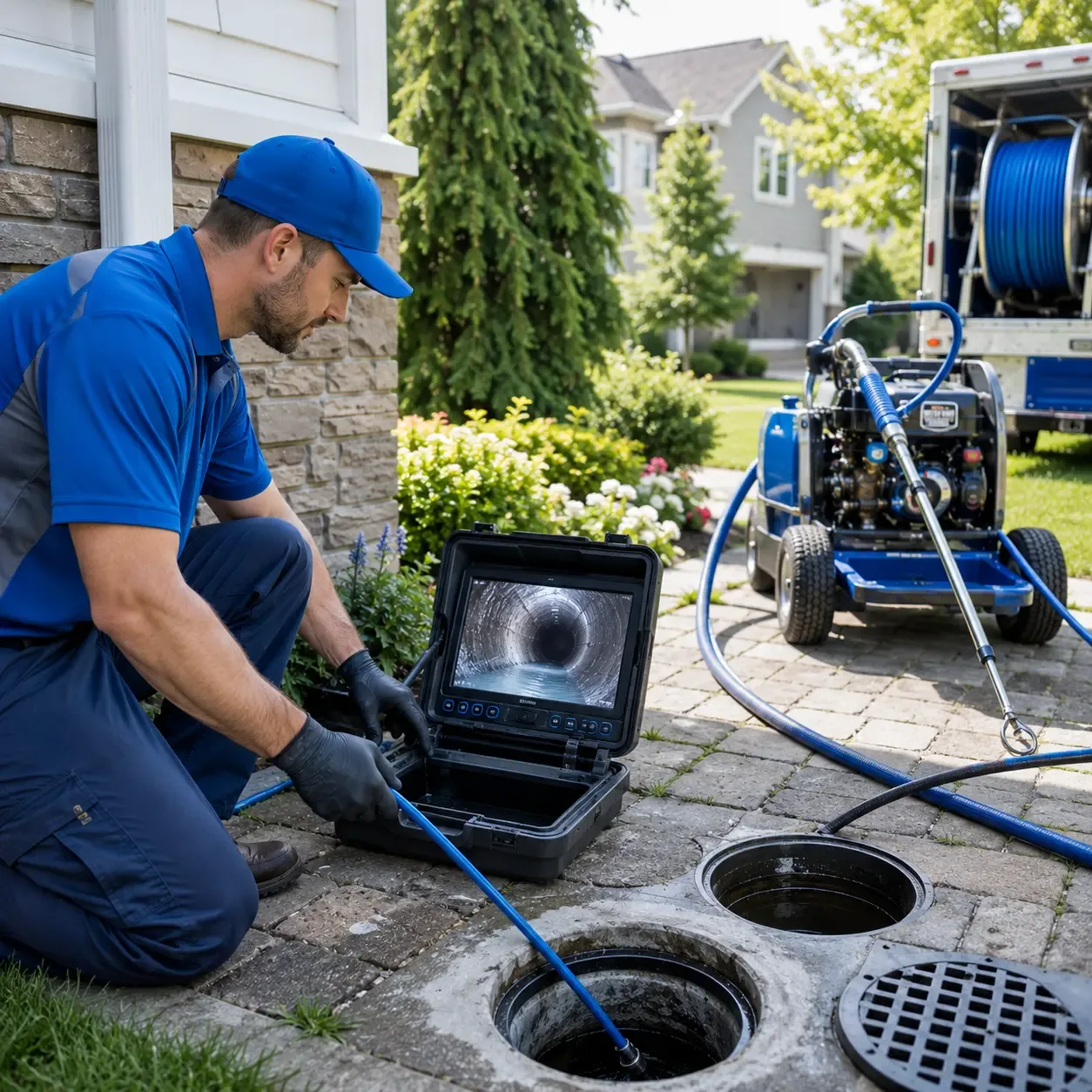 Outdoor drain cleaning professionals serving North East, MD